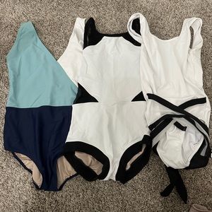 Five Dancewear blue and white leo bundle!!
